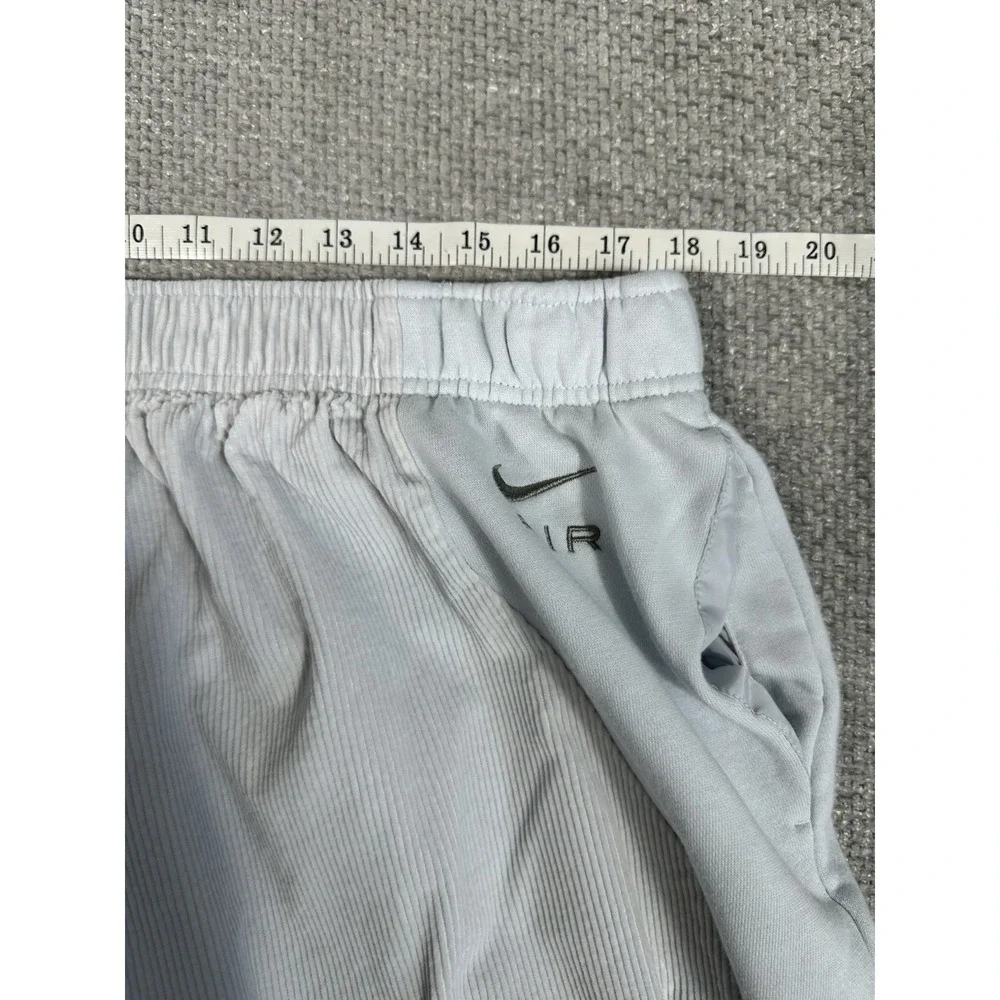 Nike Air Joggers Womens 2XL Platinum High Waisted Corduroy Fleece Pants - Picture 7 of 12